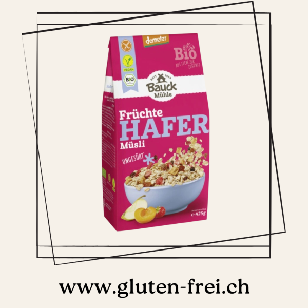 Fruit Oat Muesli Bauck gluten-free